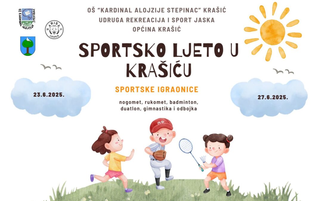 Sportsko ljeto u Krašiću – Tjedan ispunjen sportom, druženjem i veseljem!