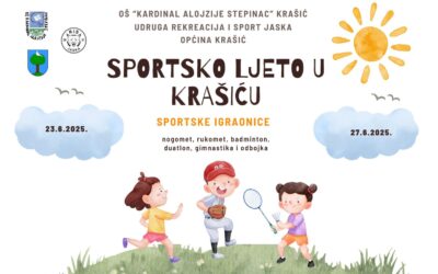 Sportsko ljeto u Krašiću – Tjedan ispunjen sportom, druženjem i veseljem!