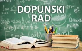 Raspored održavanja dopunskog nastavnog rada