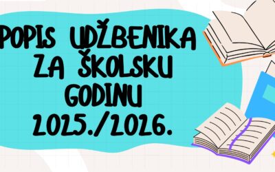 Popis drugih obrazovnih materijala za školsku godinu 2025./2026.