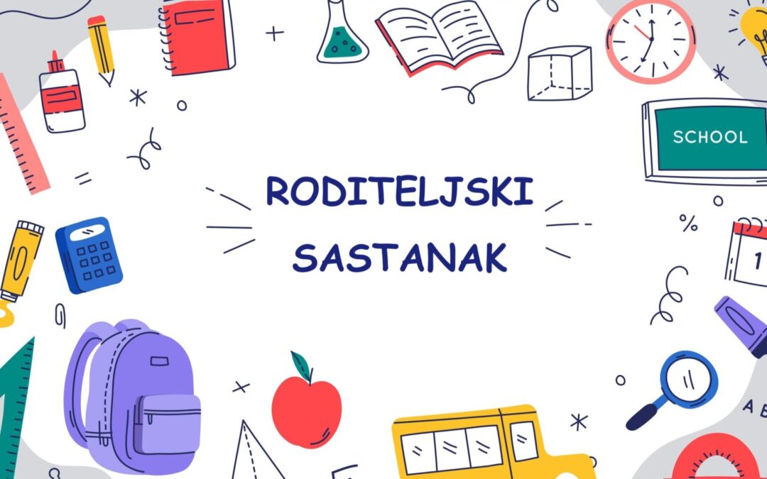 Obavijest za roditelje – Prvi roditeljski sastanak