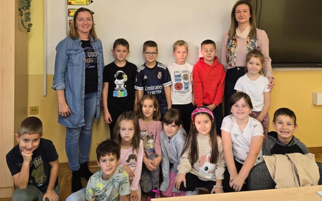 Načelnica Maja Štajcer u društvu naših prvašića