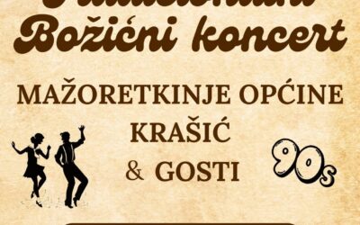Tradicionalni Božićni koncert – Mažoretkinje općine Krašić & gosti