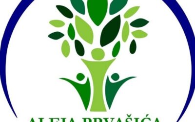 Svečano podizanje pete Aleje prvašića