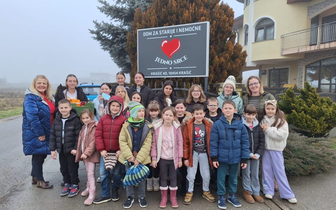 Posjet volontera staračkom domu „Jedno srce“ u Krašiću