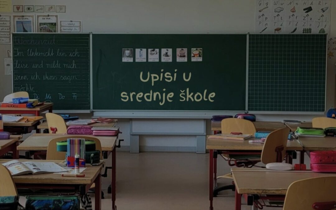 Upisi u srednje škole: Odluka o upisu učenika u I. razred srednje škole