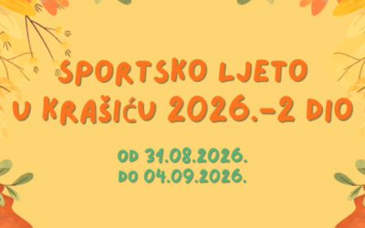 Sportsko ljeto u Krašiću 2026. – 2. dio