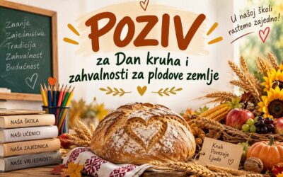 Poziv na obilježavanje Dana kruha i zahvalnosti za plodove zemlje